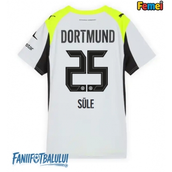 Borussia Dortmund Niklas Sule #25 Tricou Fotbal Replică 2025-26 Femei Deplasare
